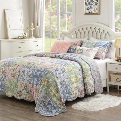 Taozhiyuan Vintage Quilted Bedspread Set