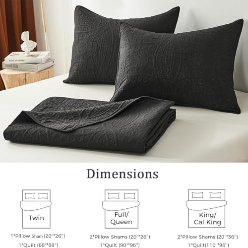 Akkialla Twin Quilt Bedding Set with Coin Pattern
