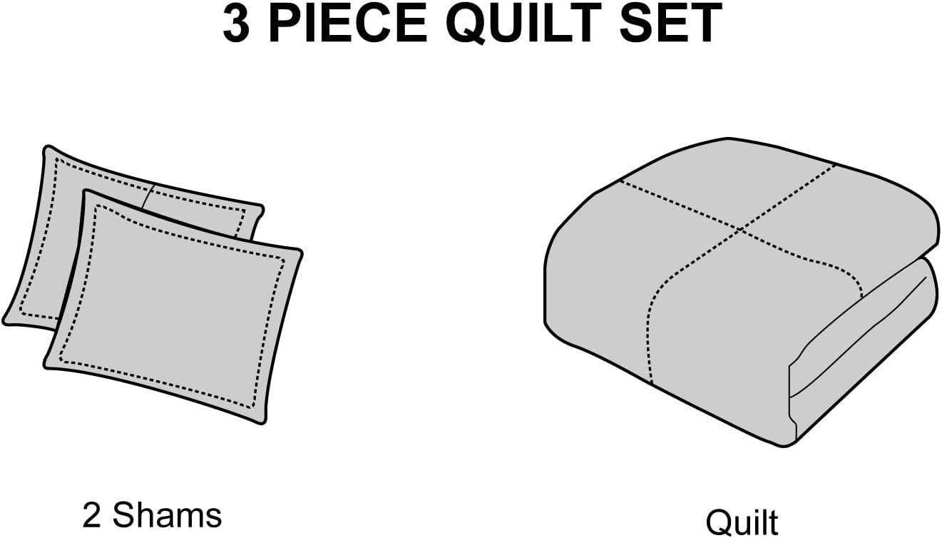 Stratford Park 3 Piece All Season Quilt Set