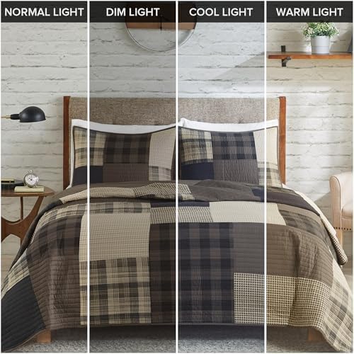 Woolrich Winter Hills Reversible Plaid Quilt Set - 3 Piece