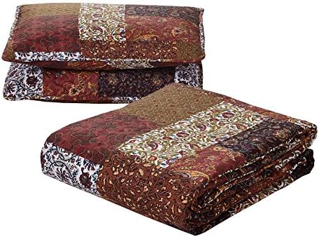 SLPR Autumn Patchwork Quilt Set Queen Size 3-Piece