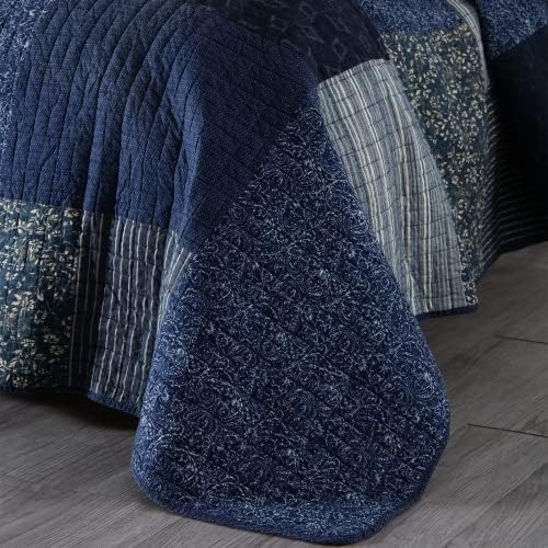 Yvooxny King Size Reversible Quilt Set 3-Piece