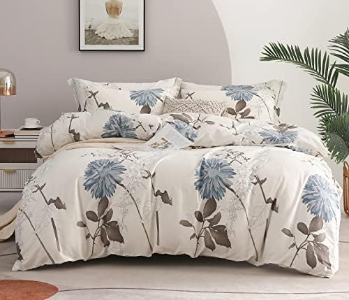 SLEEPBELLA Queen Comforter Set 3Pcs Botanical Design