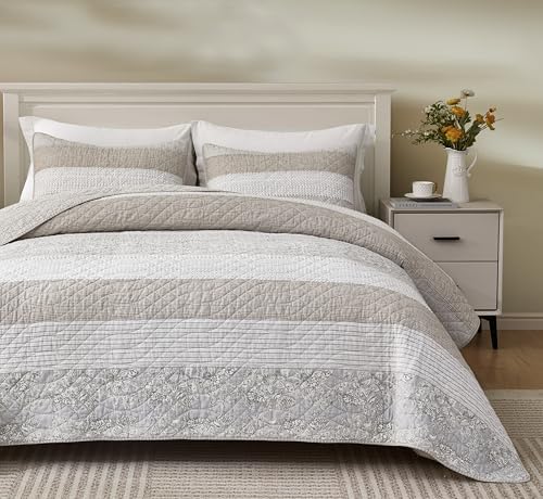 Chezmoi Robyn 3-Piece Quilt Set - King Size
