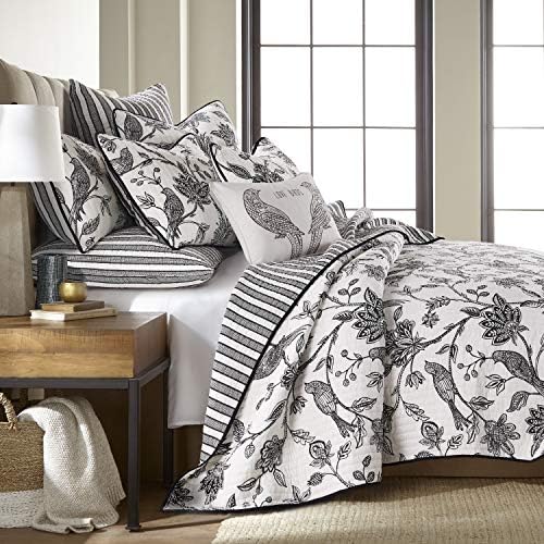 Levtex Home Tanzie Black Quilt Set - FullQueen 1