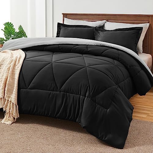 BEDELITE Queen Comforter Set 7 Piece Bed In A Bag