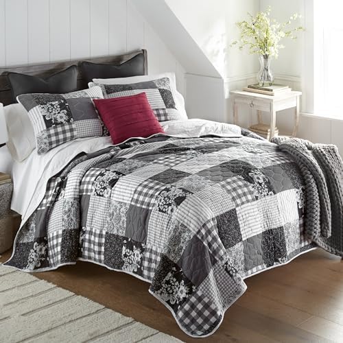 Donna Sharp Indiana Farmhouse Quilt Set - Queen Size 3-Piece