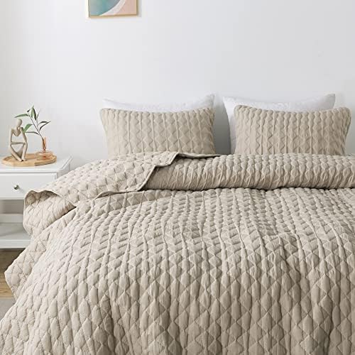 WDCOZY Lightweight Cal King Quilt Set with Pillow Shams