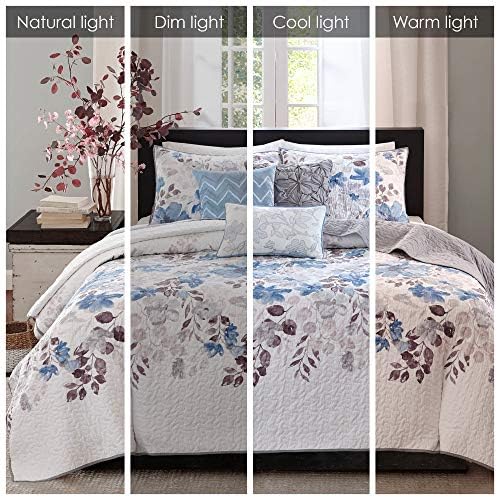 Madison Park Luna Quilt All Season Coverlet Set 6 Piece