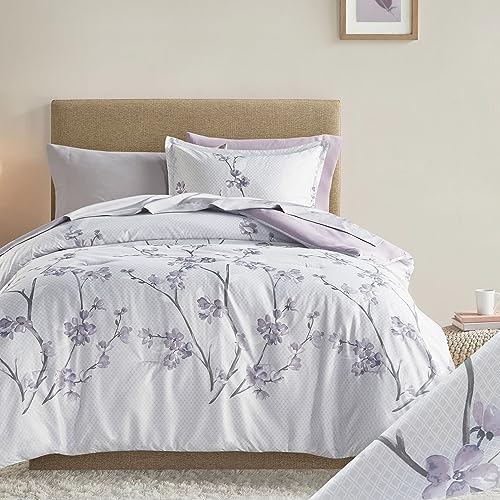 Comfort Spaces Bed in a Bag Set Kate Grey Purple