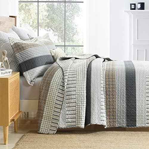 PANGUSHAN 100 Cotton King Quilt Set 3 Pieces