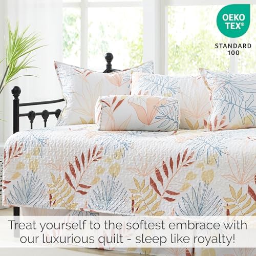Southshore Fine Living Twin Daybed Comforter Set Tropic Leaf
