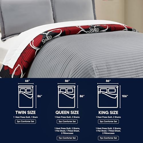 Chic Home QS2807-AN Woodside Quilt Set Twin Black 1