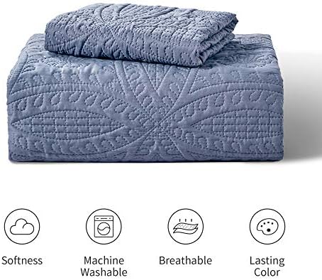Loves Cabin Twin Quilt Set with Coin Pattern