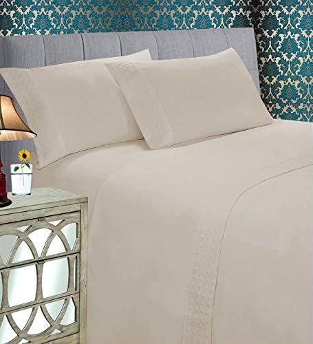 Elegant Comfort Luxury 4-Piece Twin Bed Sheet Set