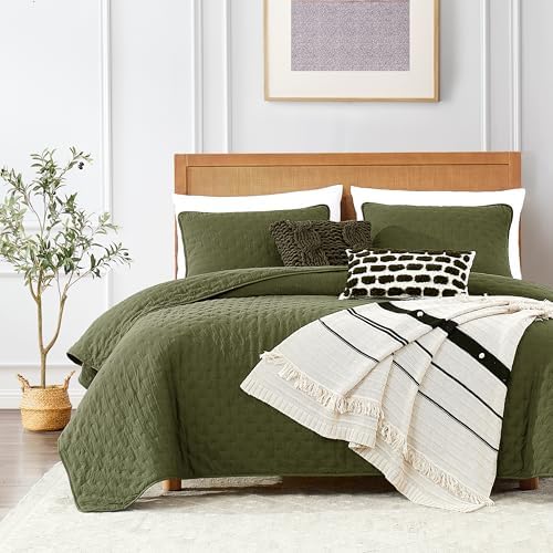 ROARINGWILD Twin Size Quilt Set with Pillow Sham 68x90 Inches