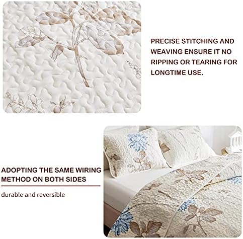Joyreap 3 Piece Microfiber Quilt Set
