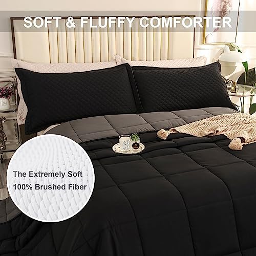 SOULOOOE Oversized California King Comforter Set 1