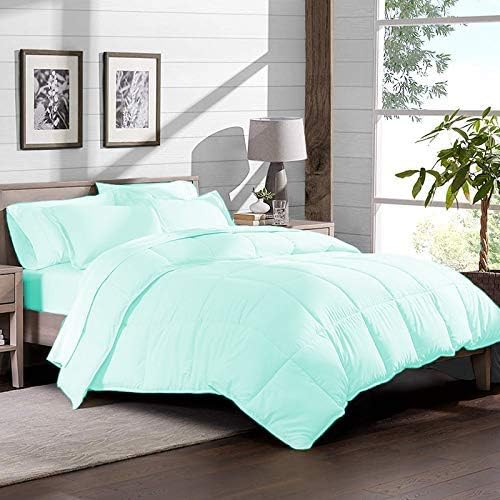 Restilon All Season Cooling Comforter Set - 5 Piece Super King Aqua