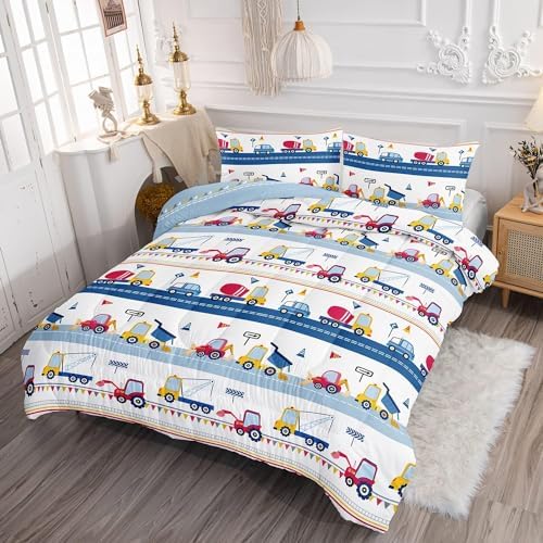 Axolotl Cartoon Car Comforter Set Twin 1