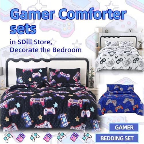 SDIII Gaming Comforter Set Twin 3PCS
