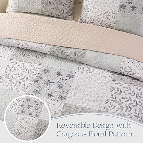 Exclusivo Mezcla Reversible Boho Quilt Set King Size