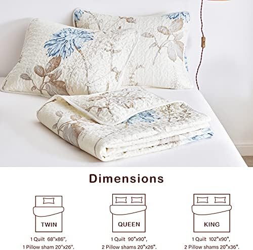 Joyreap 3 Piece Microfiber Quilt Set