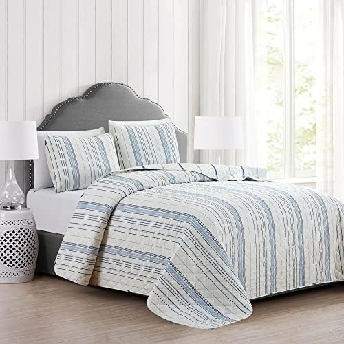 Market Place 2 Piece Reversible Quilt Set with Sham