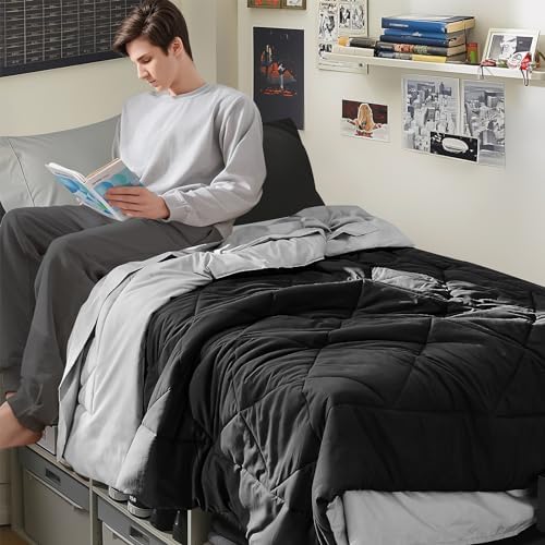 BEDELITE Twin XL Comforter Set 5 Pieces Bed in a Bag