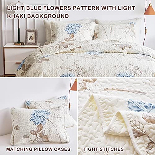 Joyreap 3 Piece Microfiber Quilt Set
