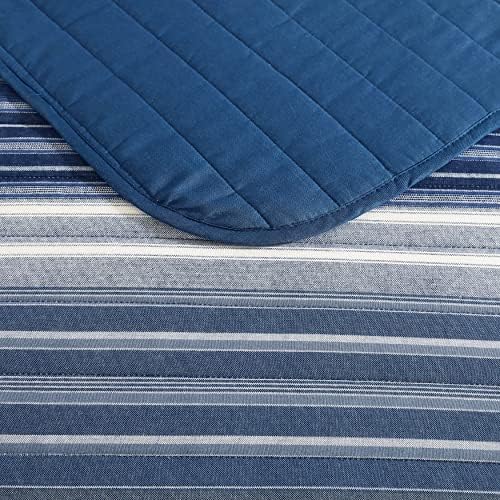 Nautica Queen Quilt Set - Cotton Reversible Bedding with Shams