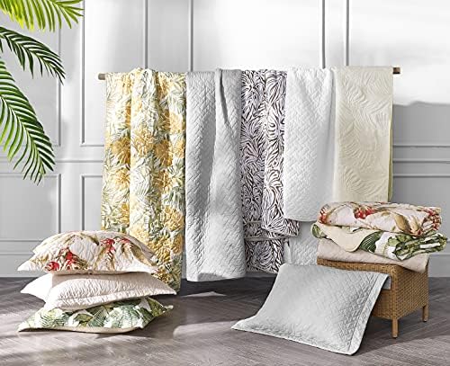 Tommy Bahama Queen Quilt Set with Shams - Kayo Blue