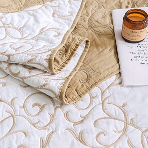 mixinni Reversible King Size Quilt Set with Soft Pillow Shams