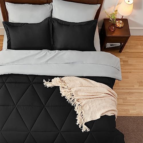 BEDELITE Twin XL Comforter Set 5 Pieces Bed in a Bag