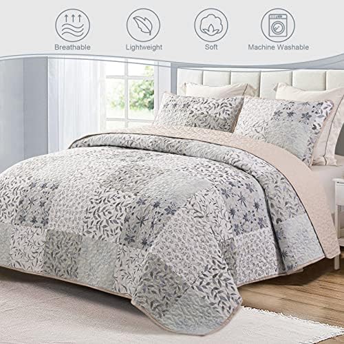 Exclusivo Mezcla Reversible Boho Quilt Set King Size