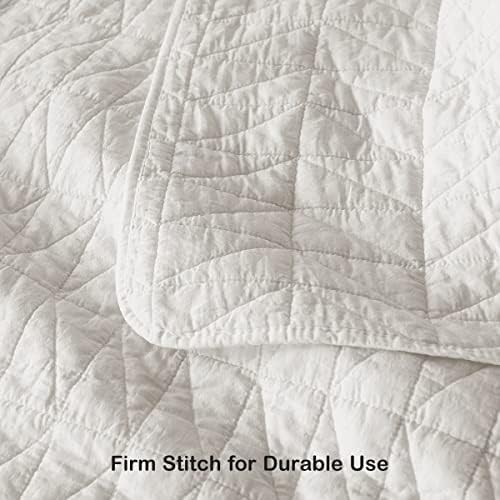 HORIMOTE HOME Queen Quilt Set with Stone-Washed Microfiber
