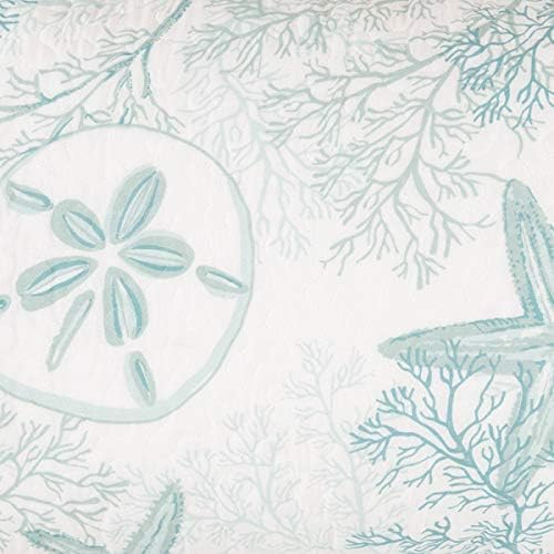 CF Home Ocean Treasures Blue Starfish Bed Quilt Set All Seasons