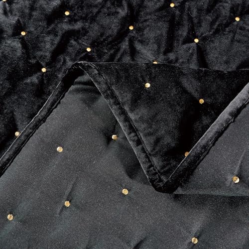 Sunshine Nicole 3 Piece King Quilt Set with Gold Embroidery