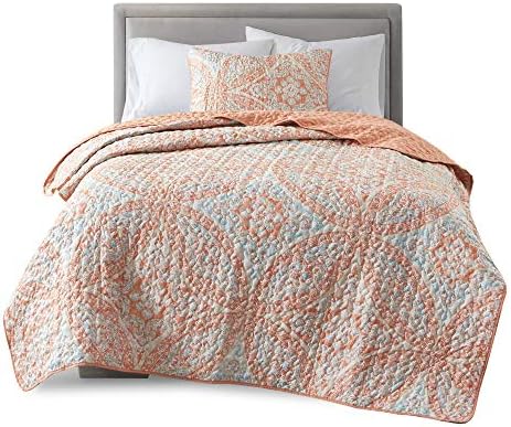 Comfort Spaces Reversible Quilt Set - Vermicelli Stitching All Season TwinTwin XL