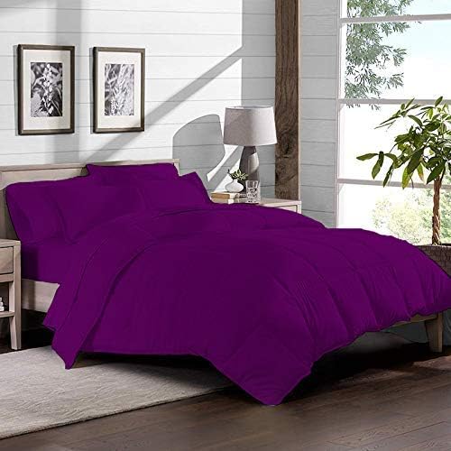 Restilon All Season Cooling Comforter Set Purple Super King