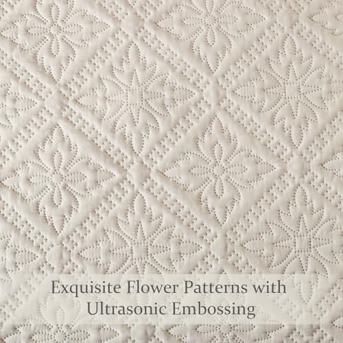 Exclusivo Mezcla Twin Quilt Bedding Set Lightweight Soft with 1 Pillow Sham
