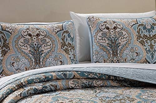 Kids Zone Home Linen Bedspread Set Damask Pattern 1