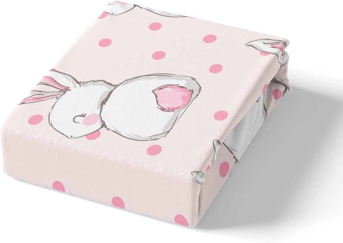 Cute Rabbit Duvet Cover Set for Kids and Adults