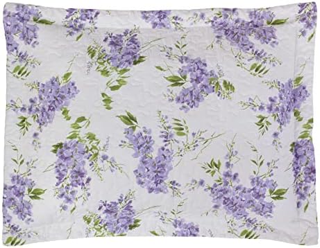 Laura Ashley Queen Quilt Set with Reversible Cotton Shams
