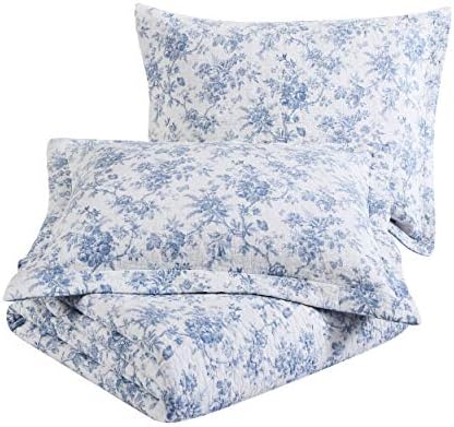 Laura Ashley Home - Reversible Twin Quilt Set with Sham