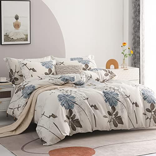 SLEEPBELLA Queen Comforter Set 3Pcs Botanical Design