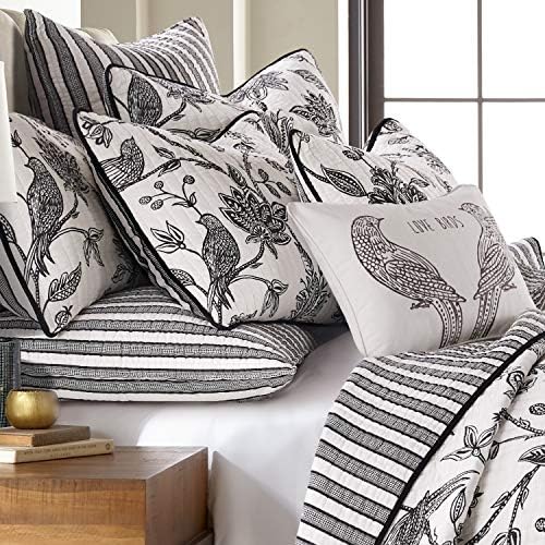Levtex Home Tanzie Black Quilt Set - FullQueen 1
