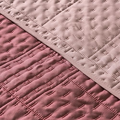 Queen Comforter Novo Blush Bedding Reversible Lightweight Quilt