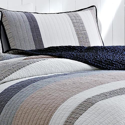 Nautica Twin Quilt Set with Matching Sham