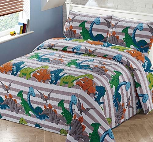 Kids Zone 2pc Twin Bedspread Coverlet Quilt Set 1
